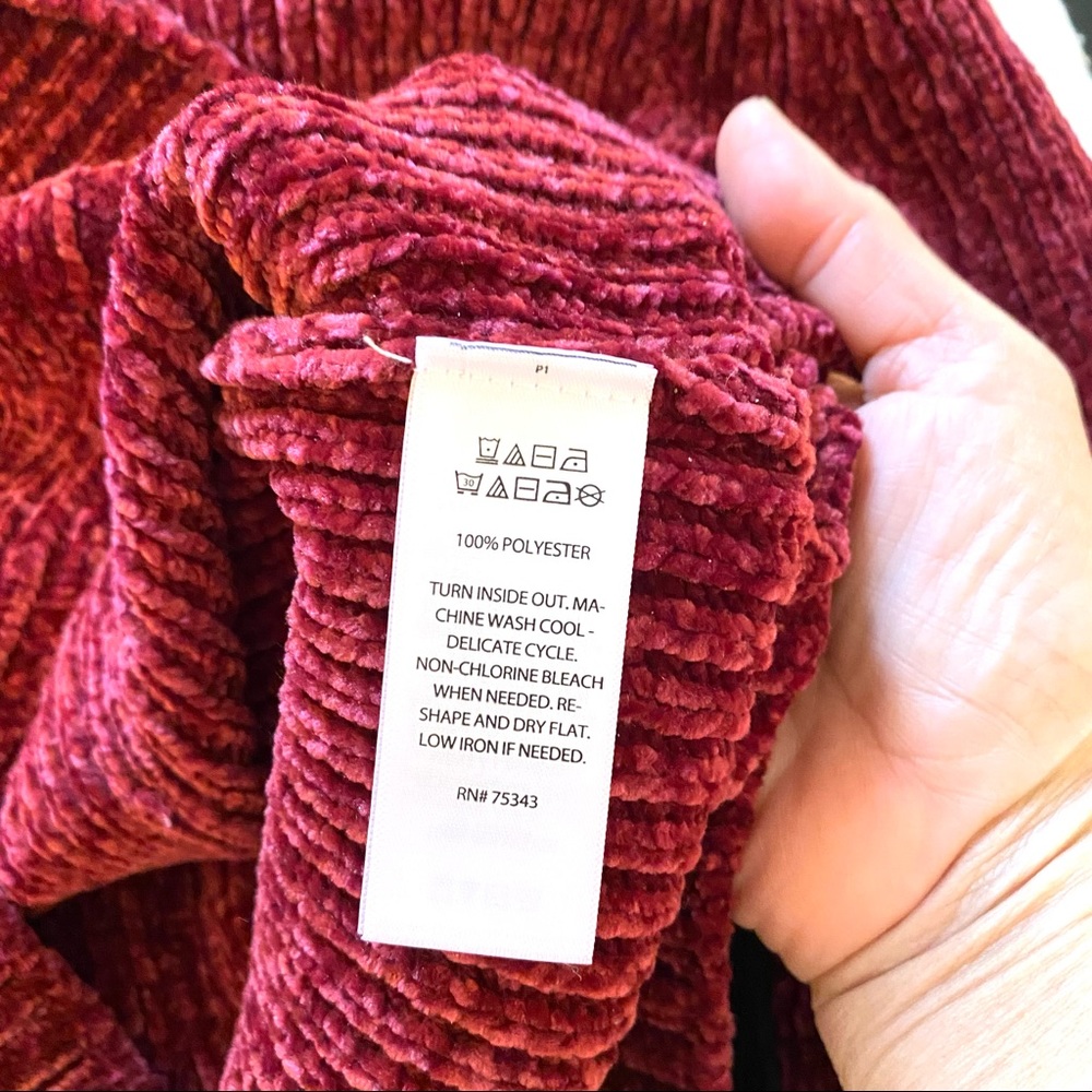Cynthia Rowley Mock Neck Chenille Sweater - Picture 7 of 7